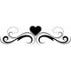 thumbnail image 1 of Decomural Swirl Heart Headboard WS-18139, 1 of 2