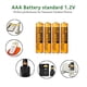 thumbnail image 4 of Batería recargable EOCIK HHR-55AAABU Ni-MH 1,2 V 550 mAh AAA, 4 of 7