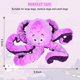 thumbnail image 5 of Juguete para perro BUYPOW Pulpo de peluche chirriante púrpura, 5 of 6