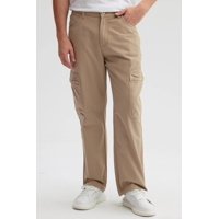 Fashionspark - Jeans Hombre Baggy Cargo Beige