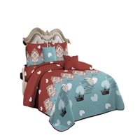 Genérico - Quilt King Cubrecama Para Verano Y Primavera C26