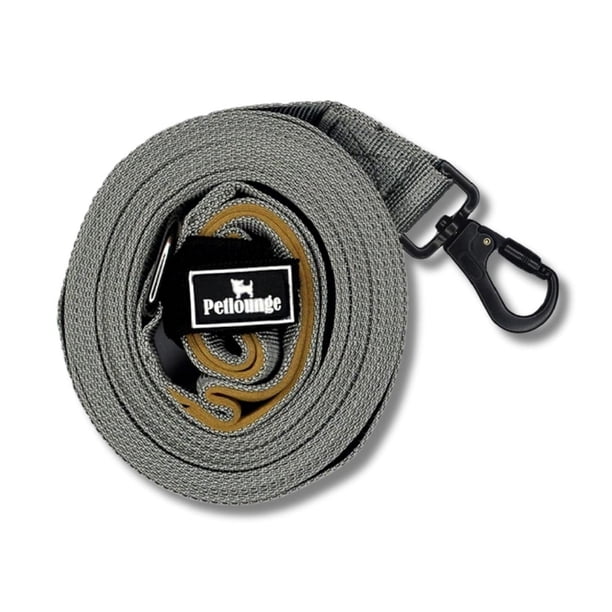 Petlounge Correa De Paseo Power Trail 5m Perros Hasta 50kg gris 5m
