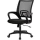 thumbnail image 1 of Silla de oficina BestOffice ergonómica con respaldo medio, giratoria, negro oscuro, 1 of 7
