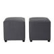 thumbnail image 1 of Set Pouf Cali 1c Felpa 30 Gris, 1 of 5