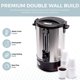 thumbnail image 2 of Cafetera eléctrica ALPHA LIVING de 18,9 L, acero inoxidable con grifo, 2 of 7