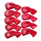 thumbnail image 4 of 9x Impermeable Golf Club Iron Cover Protección Headcover Universal Fit Red, 4 of 5
