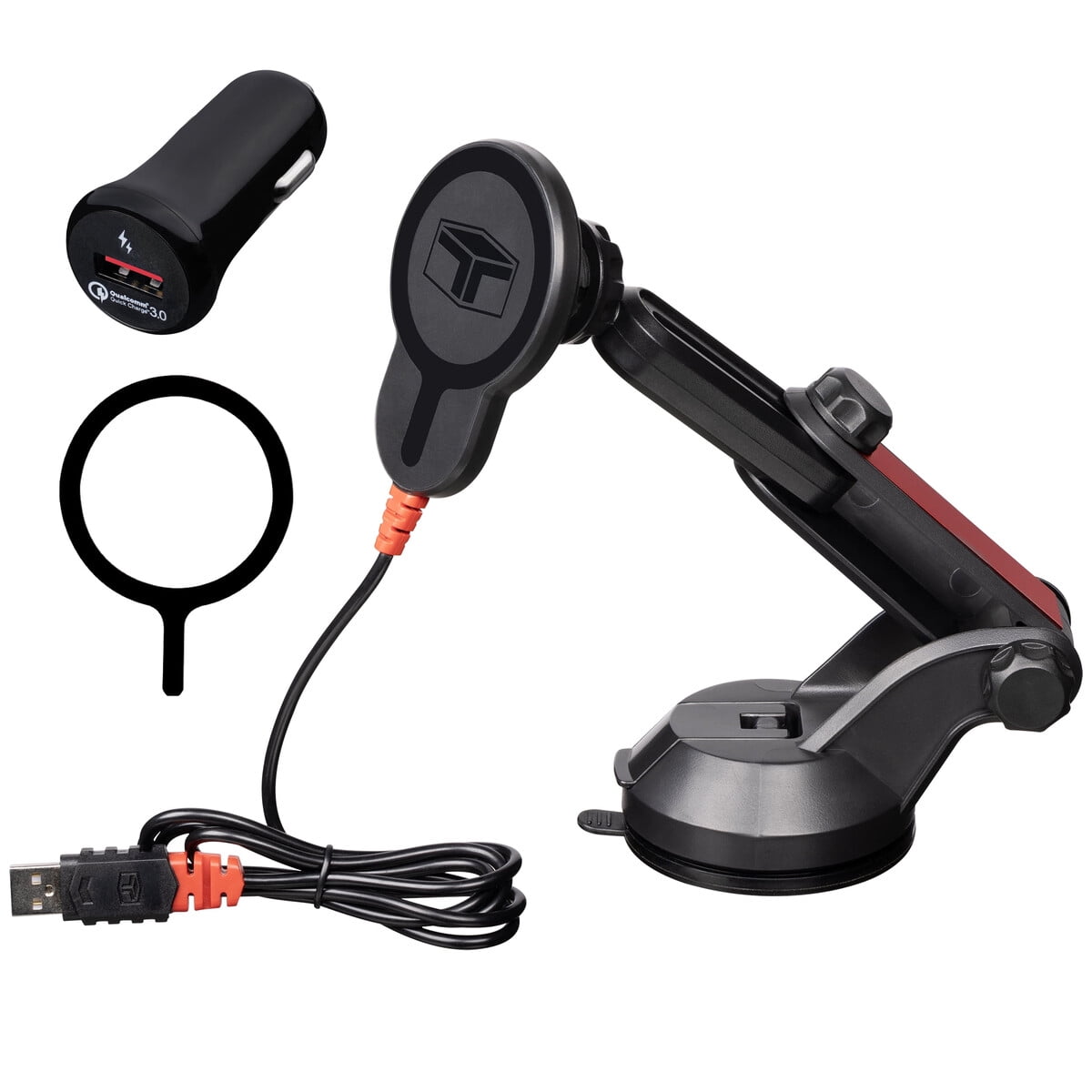 Soporte Celular Auto Tuff Tech 15w Magsafe Telescópico
