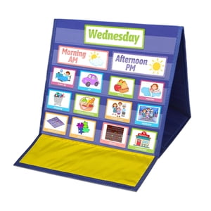 Bothyi - Herramienta De Rutina De Comportamiento Visual Calendario Gráfico De Horario Visual Para Niños Aula