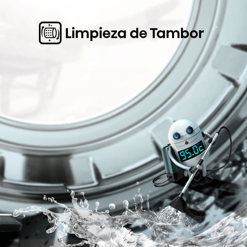 Hisense WD3Q1042BT 10/6 kg Inox, foto 2