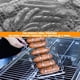 thumbnail image 2 of Cesta para asar perros calientes, antiadherente, resistente, para exteriores, para carnes, pescado, verduras y bistecs., 2 of 5