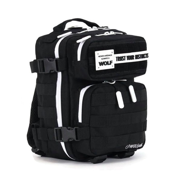 Mochila WolfPak Mini 9L (detalles en blanco y negro Alpha)