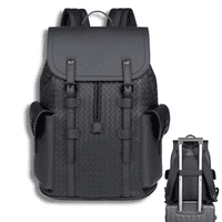 Crusec - Mochila De Cuero Sintético Impermeable Viajes Universidad Trabajo