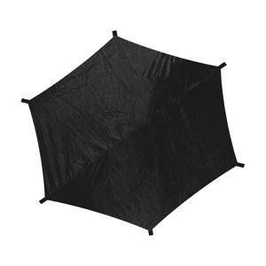 Ioensy - Solo Cubierta Para Parasol De Trampolín, Cubierta Protectora Solar De Techo Negra Para Trampolín De 8 Pies