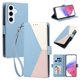 thumbnail image 2 of Funda Cartera Tricolor para Samsung Galaxy S26 FE con Soporte, Azul Claro, 2 of 6