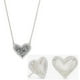 thumbnail image 3 of Collar y Aretes Kendra Scott Corazón Ari Baño de Rodio, 3 of 3