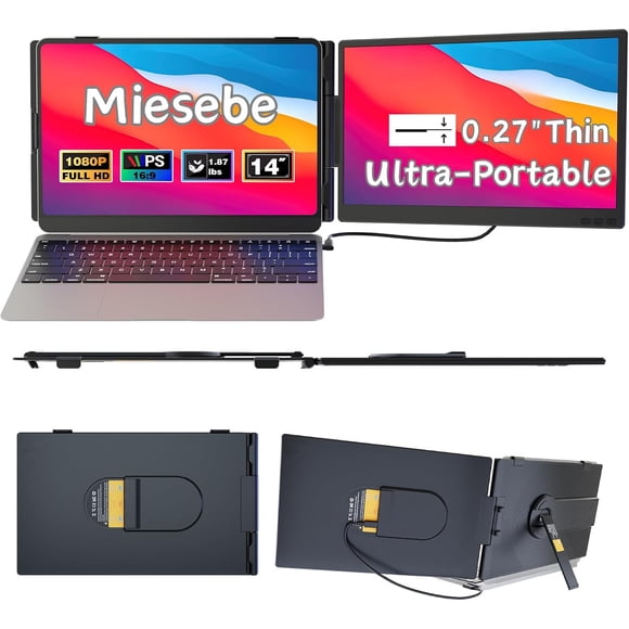 Monitor Portátil Miesebe A3 14 FHD 1080p 0.27 UltraThin