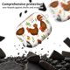 thumbnail image 4 of Estuche a prueba de golpes para AirPod Pro 3 KLCDORF con llavero, 4 of 6
