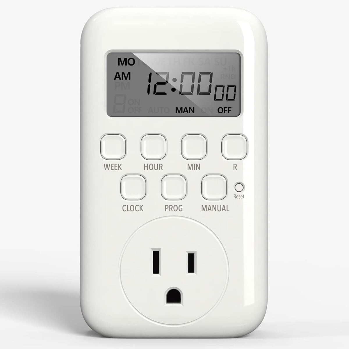 Temporizador Digital Bnlink 7 Días 8 Programas 125v 15a