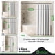 thumbnail image 3 of Cortina de ducha NEATERIZE Hotel Style Waffle blanca 180 x 180 cm, 3 of 7