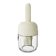 thumbnail image 1 of Botella Aceite De Vidrio Con Cepillo Silicona Beige 180ml, 1 of 3