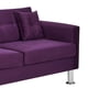 thumbnail image 3 of Sofa New Retro 3c Felpa 12 Morado, 3 of 5