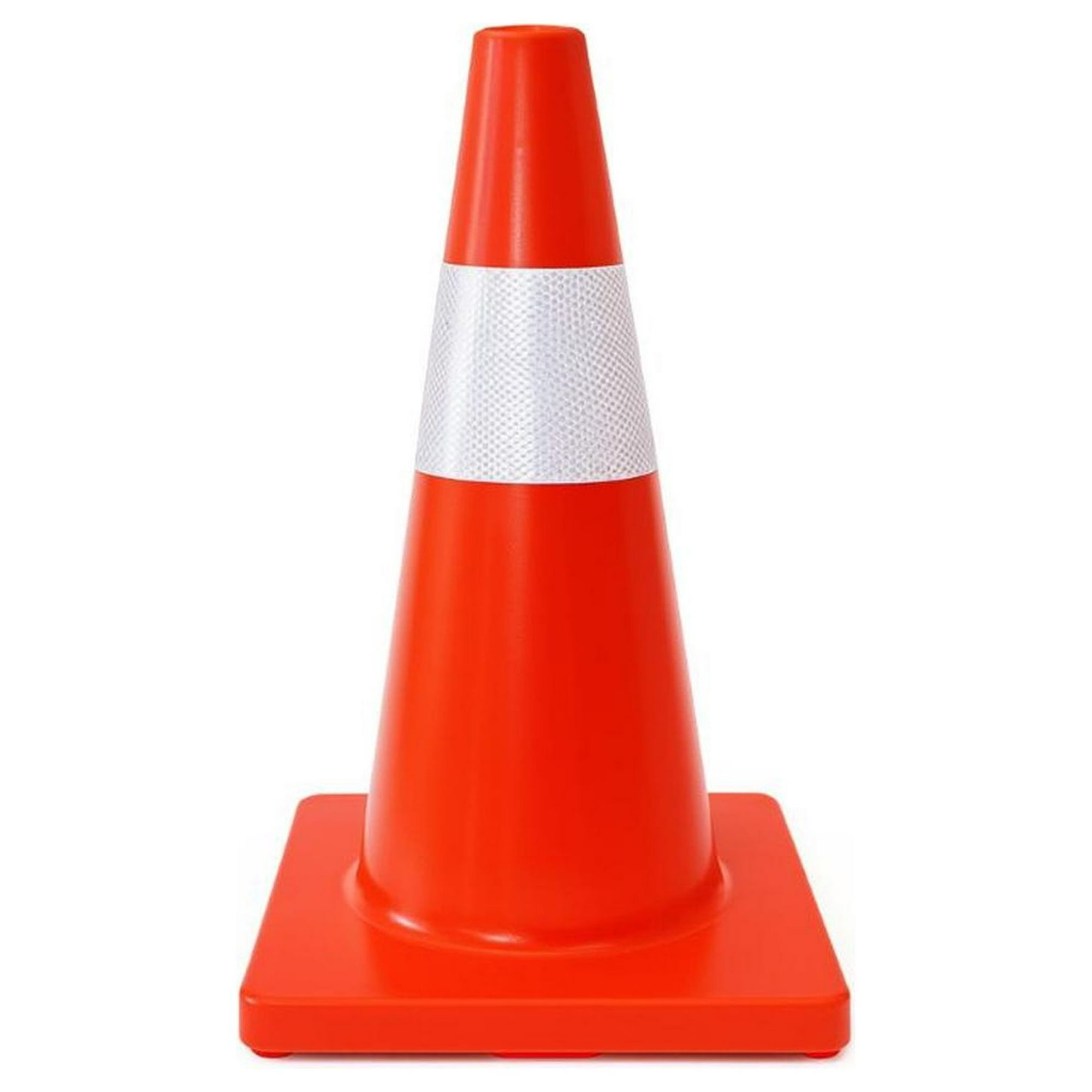 Mts - Cono Seguridad Vial Pvc 1 Cinta Reflectante 18" 45cm