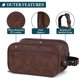 thumbnail image 5 of Neceser PAVILIA Travel, resistente al agua, kit Dopp para hombre, 5 of 8