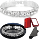 thumbnail image 1 of Pulsera plata 925 para dama mujer elegante circón cristal #2, 1 of 3