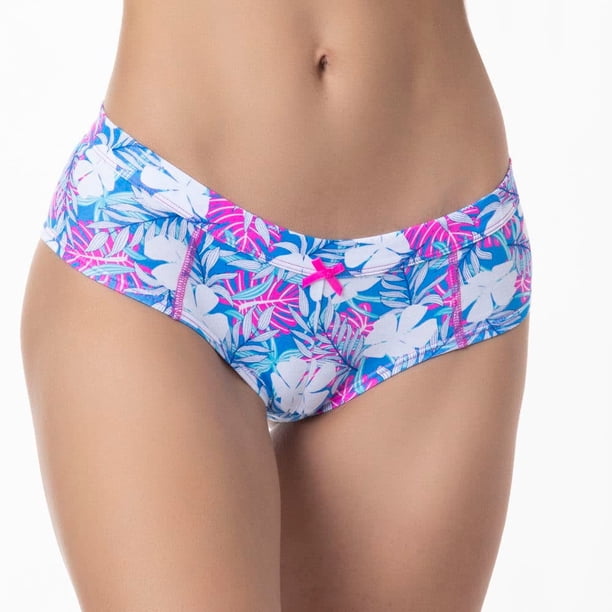 Calzon Tiro Bajo Algodon Estampado Mujer LADY GENNY