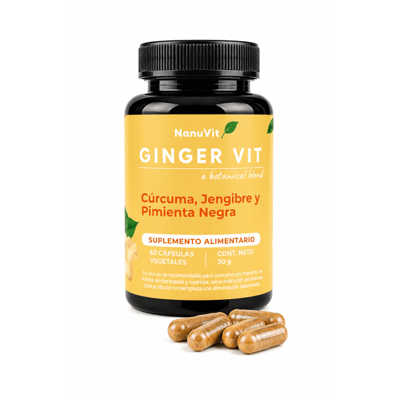 NANUVIT GINGER VIT 60CAP