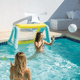 thumbnail image 2 of Juego Piscina Inflable Intex Arco Fútbol y Waterpolo Fun Goals + Pelota Inflable Celeste Amarillo, 2 of 3