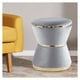 thumbnail image 2 of Pouf Manet Gris Acero, 2 of 3