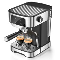Máquina De Café Espresso Lertin 20 Bar Con Espumador De Leche Automático De 1,8 L