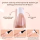 thumbnail image 4 of Gel Dsixnails French Tip de Press on Nails, 150 unidades, cuadrado y largo, 4 of 7