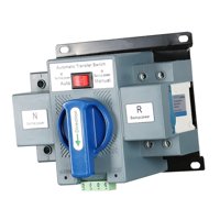 Magideal - Interruptor Automático De Transferencia De Doble Potencia Con Ensamblaje De Cambio Rápido Material Resistente Al Desgaste Protección Eléctrica Múltipl 2P63A