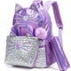 thumbnail image 1 of Meetbelify Mermaid Backpack for Girls Backpacks with Lunch Box Set for Teen Girls School Bag 17inch for Elementary Student, 1 of 3