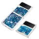 thumbnail image 3 of Funda Para Sansung Galaxy Z Flip 4 Con Brillo Líquido, Protección Completa Y Soporte De Anillo Giratorio, 3 of 4