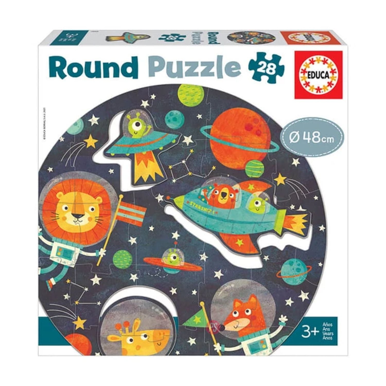 Educa Borras - Puzzle 28 Piezas El Espacio 48cm Educa - Ps