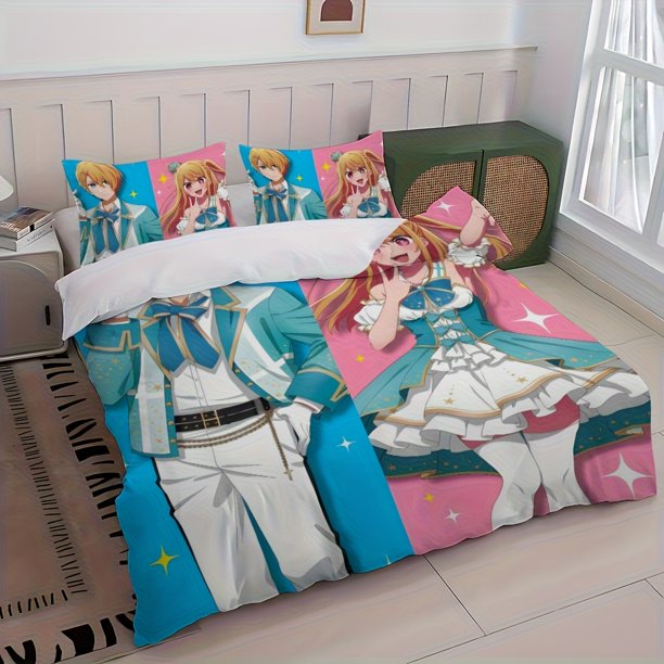 Anime O-OSHI NO KO Cute Idol H-Hoshino Ai Hot Printed Pattern Suitable Suitable for Home Bedrooms Guest Rooms