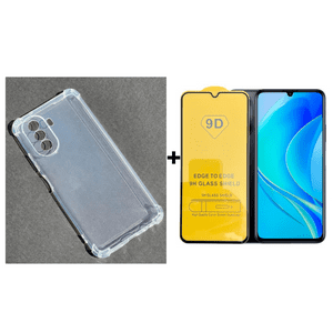 Mar Cases - Carcasa Para Huawei Nova Y70 Transparente + Mica Lámina