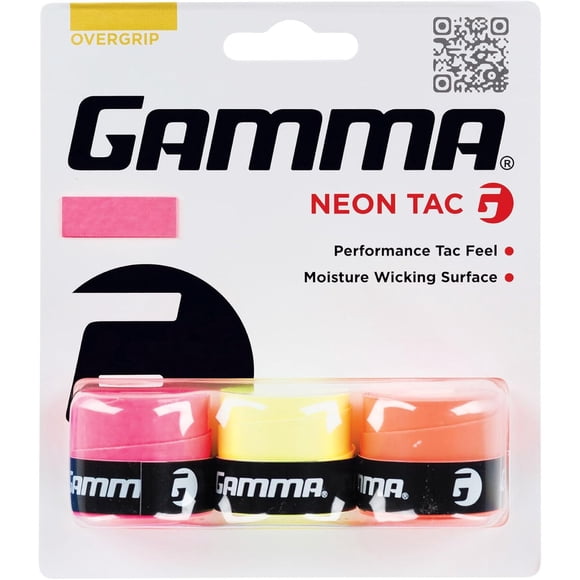 GAMMA Sports Neon Tennis Overgrips High Performance and Moisture-Wicking