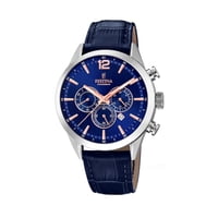 Reloj F20542/4 Festina Azul Oscuro Hombre Timeless Chronograph