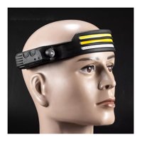 Startechoffice - Linterna Frontal 8 Modos Recargable1200Mah Sensor Movimiento