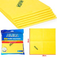 Aileda Paño Multiuso Ultra Absorbente 6Un Amarillo Limpia 38X38Cm