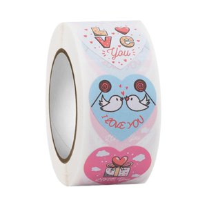 Bothyi - Pegatinas De San Valentín A Granel Para Manualidades, Pegatinas De Corazón De Amor Para Pared De Aniversario, Estilo A