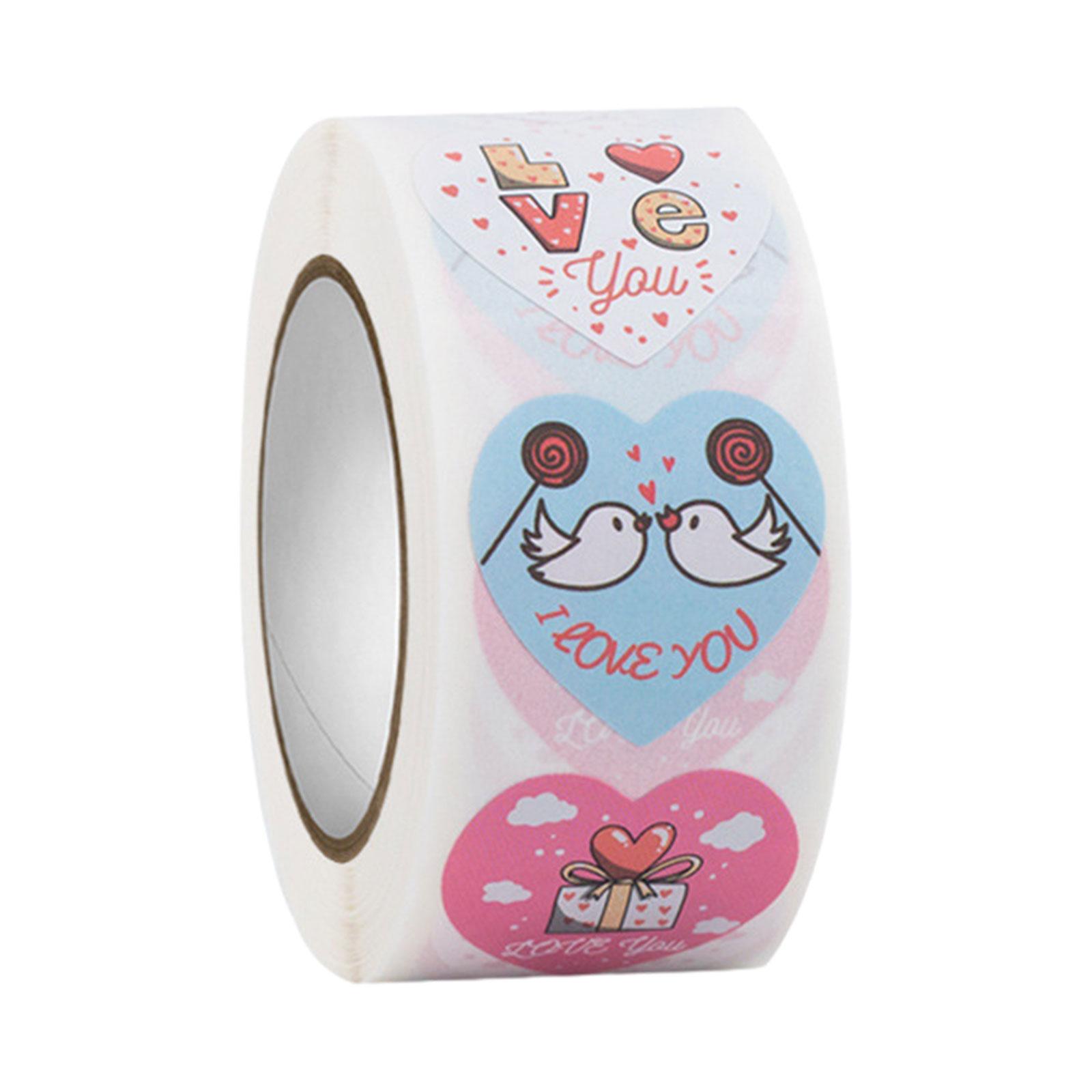 Bothyi - Pegatinas De San Valentín A Granel Para Manualidades, Pegatinas De Corazón De Amor Para Pared De Aniversario, Estilo A