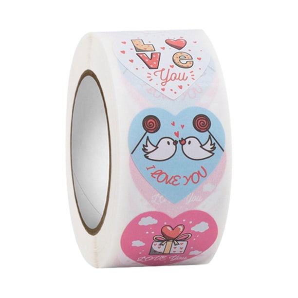 Pegatinas De San Valentín A Granel Para Manualidades, Pegatinas De Corazón De Amor Para Pared De Aniversario, Estilo A