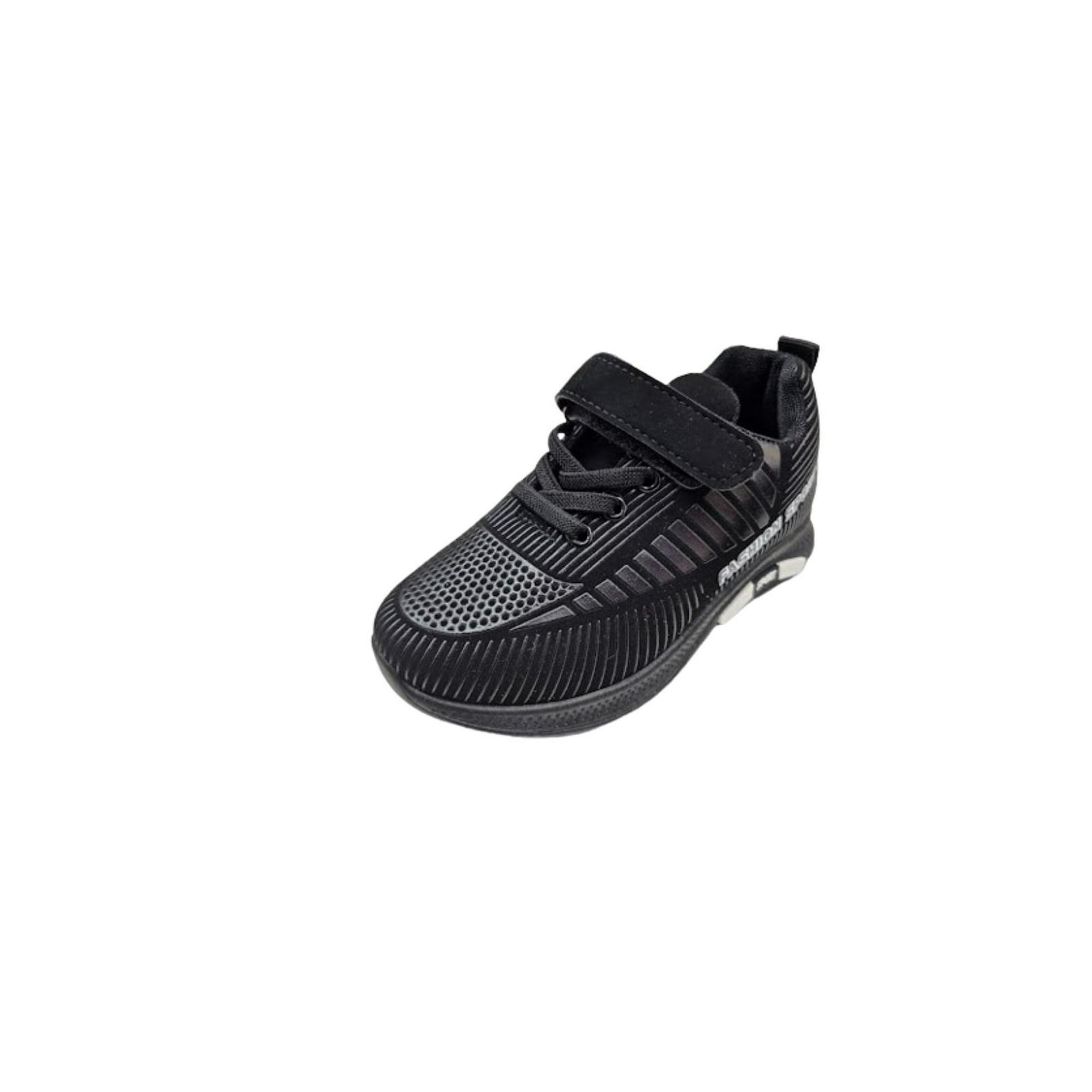 Vinnys Outlet - Zapatilla Urbana Negro Velcro