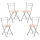 thumbnail image 1 of SET 4 SILLA DE COMEDOR PLEGABLE METALICA BURN, 1 of 3
