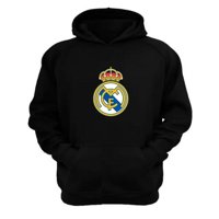 Genérico - Polerón Canguro Real Madrid Negro Talla Xl Unisex